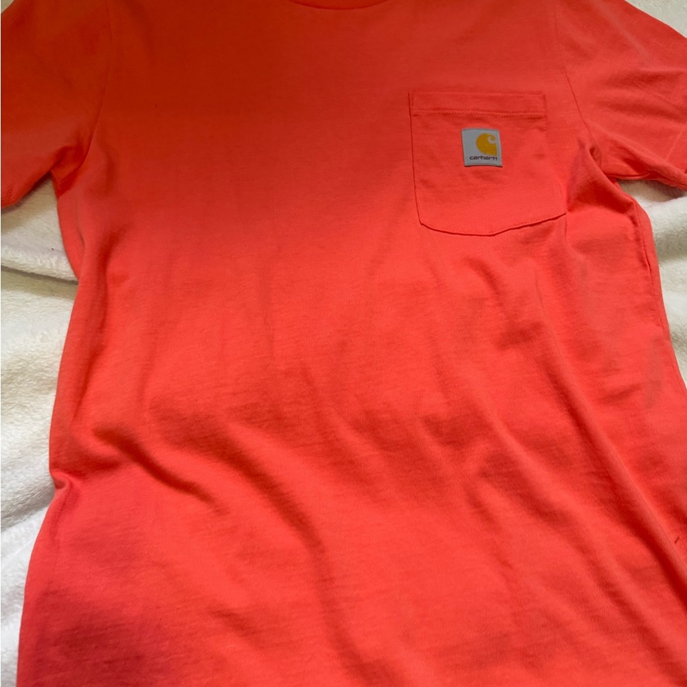 Carhartt Vibrant Corrall Tee with Pocket